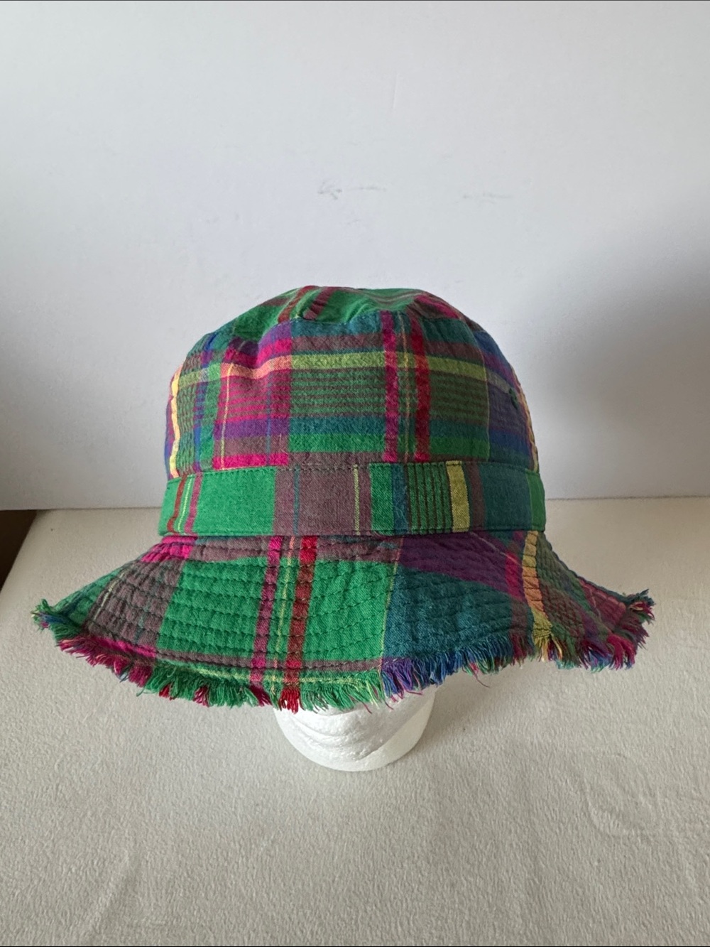 Peter Grimm plaid bucket hat